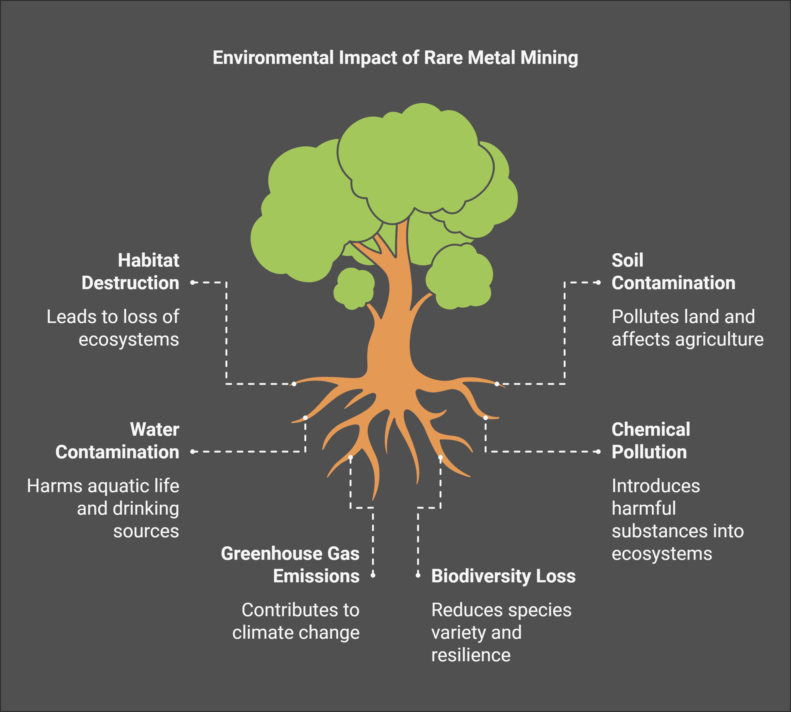 What are the environmental impacts of mining rare metals?